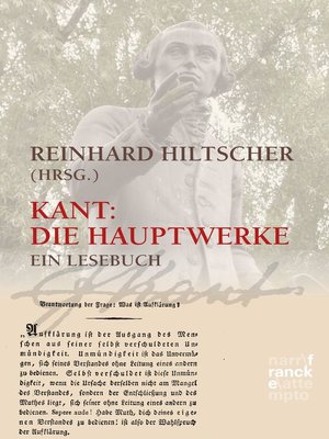 cover image of Kant. Die Hauptwerke